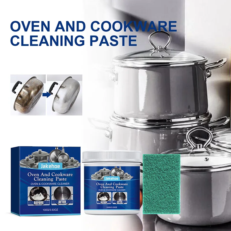 100g Stainless Steel Cleaning Paste Pot Rust-Removing And Stain-Removing Pot Bottom Black Scale Multifunctional Cleaning Paste