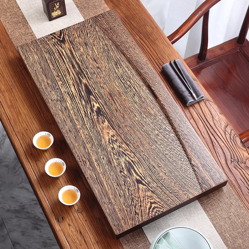 

Chinese Valet Tea Tray Wood Luxury Rectangle Desk Tea Tray Kitchen Living Room Bandeja Rectangular Office Accessories YY50TT