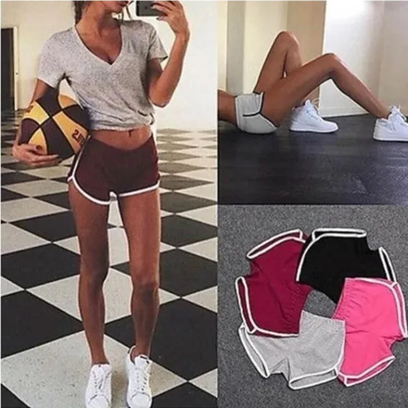 Women's Fashion Lounge Shorts Scrunch Butt Booty Shorts Ladies Sexy Running Shorts Yoga Shorts