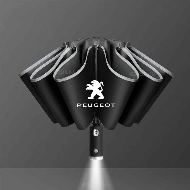 Peugeot 206-5008 RCZ Rifter Car Automatic Folding Windproof Sunshade Umbrella