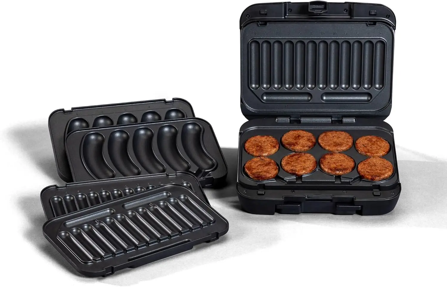 Sizzling Sausage Grill Plus, Indoor Electric Grill, 3 in 1 Design BTG-500 6