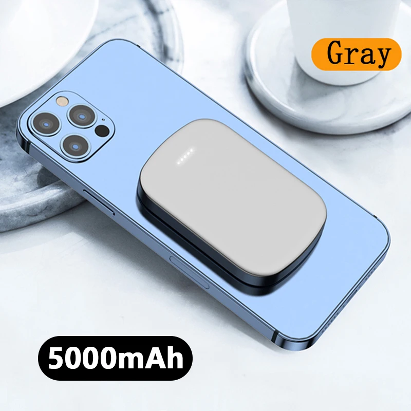 10000mAh15W Portable Magnetic Wireless Power Bank Fast Mobile Phone Charger For iPhone 1213 ProMax External Battery 13 Charger magnetic wireless power bank Power Bank