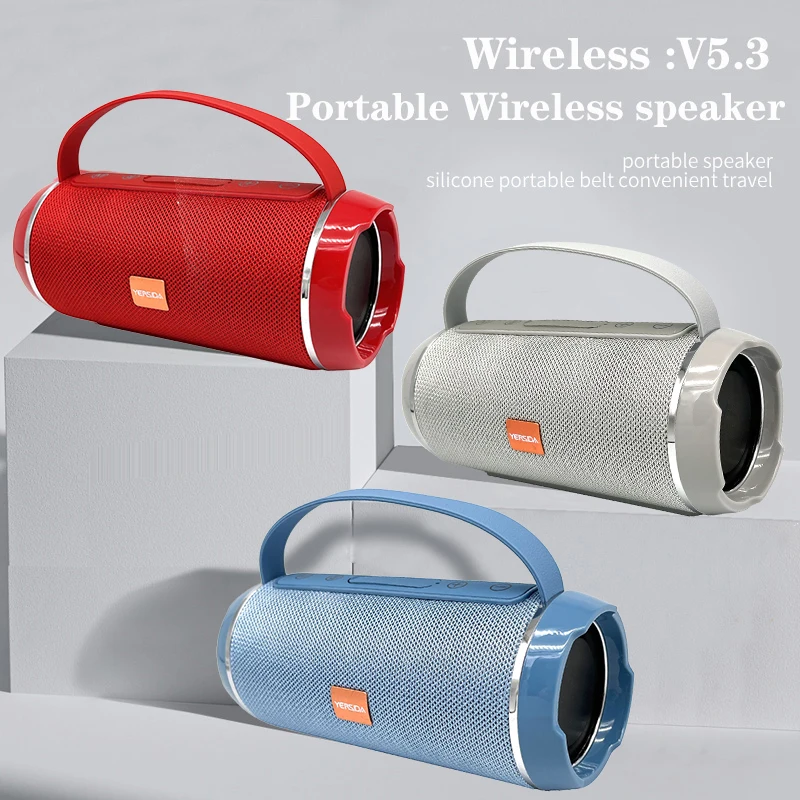 YERSIDA 116C Wireless Powerful Box Portable Outdoor BT5.3 Speakers Waterproof Subwoofer 3D Stereo Sound HandsFree Call FM Radio