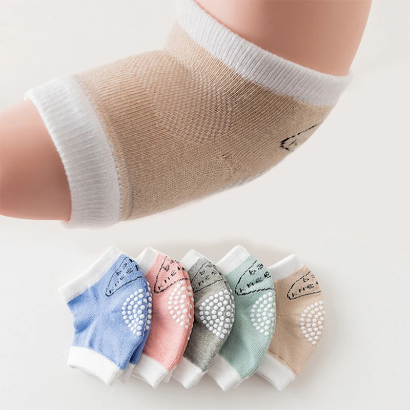 

Baby Non-slip Kneecap Safety Crawling Elbow Cushion Warmer Knee Support Protector Children Cotton Knee Pad Thick Mesh Breathable