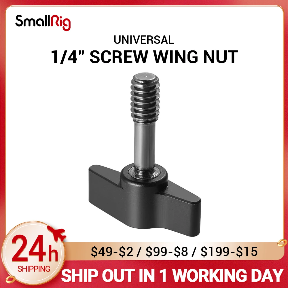Smallrig Camera Camcorder Wing Screw Adapter Spring Ratchet Wing Nut