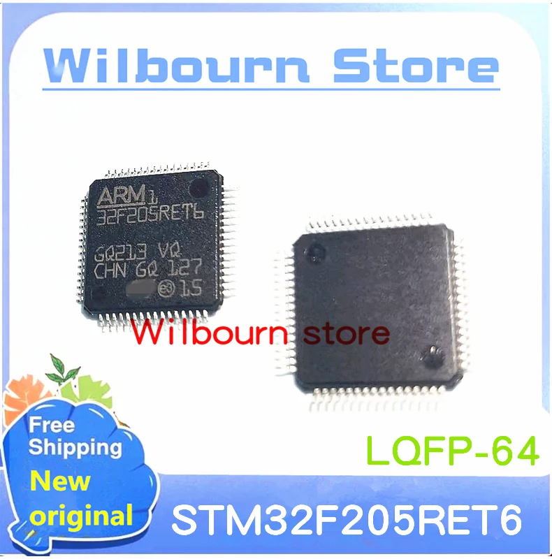 

Новинка, оригинальный 32F205RET6 STM32F205RET6 32F205RETb LQFP64, 5 шт./партия