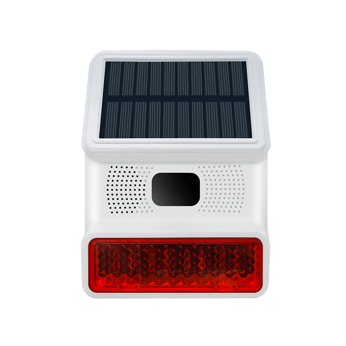 

433MHZ Wireless Solar Powered Rechargeable Alarm Human Body Sensing Alarm with IP65 Waterproof Function for Outdoor