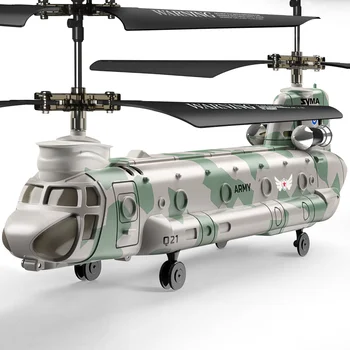 SYMA RC Helicopter Toy, Remote Control Helicopter Q21 Aircraft with Altitude Hold, One Key Take Off/Landing, CH-47 Chinook Toys 2