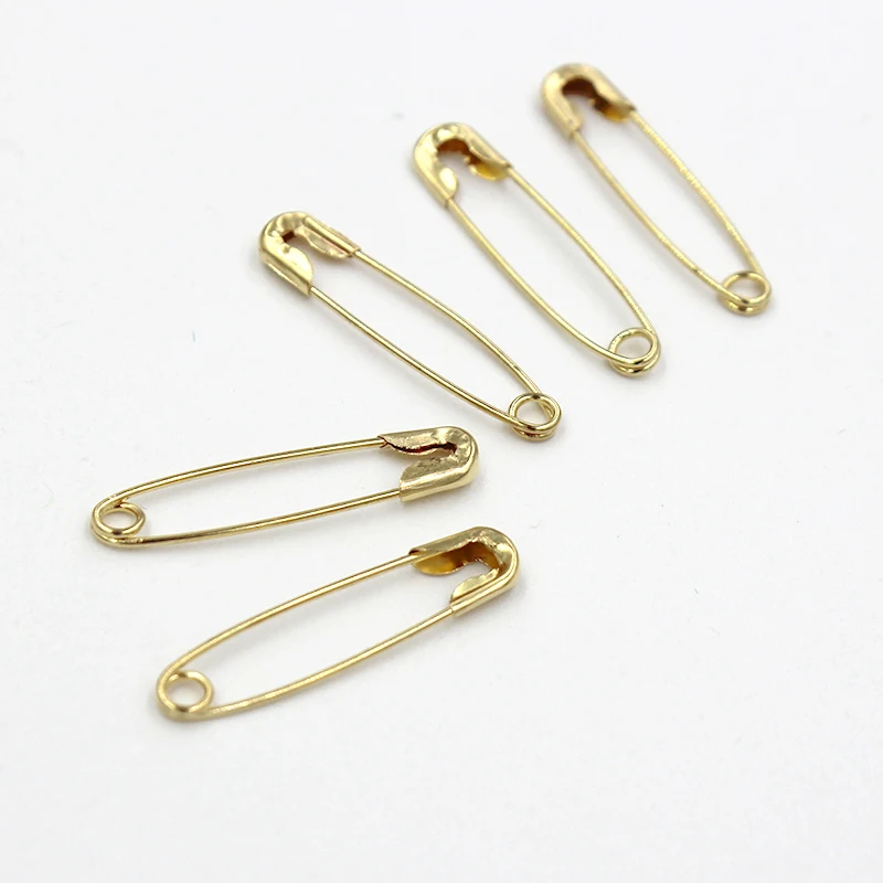 Silver Safety Pins Set - Stainless Steel Sewing & Brooch Accessories (50 Pieces)