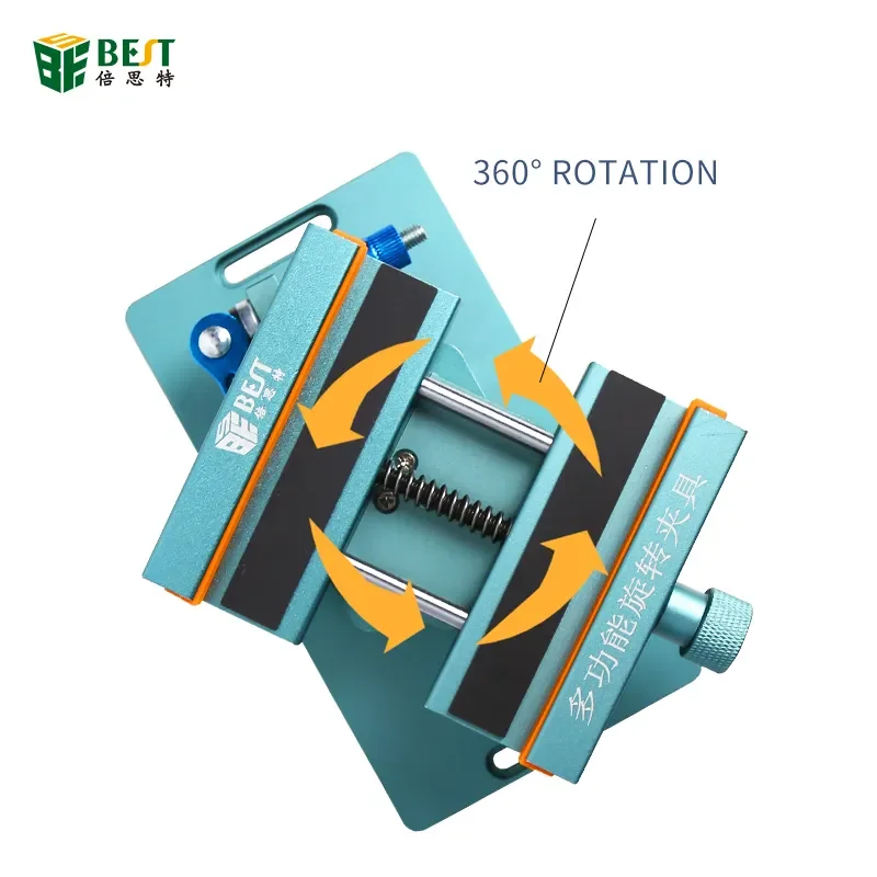 

BST-001S1 Universal Multifunction Rotary Fixture for Motherboard Fixing Mobile Phone PCB CPU Glue Removal Table Repair Clamp