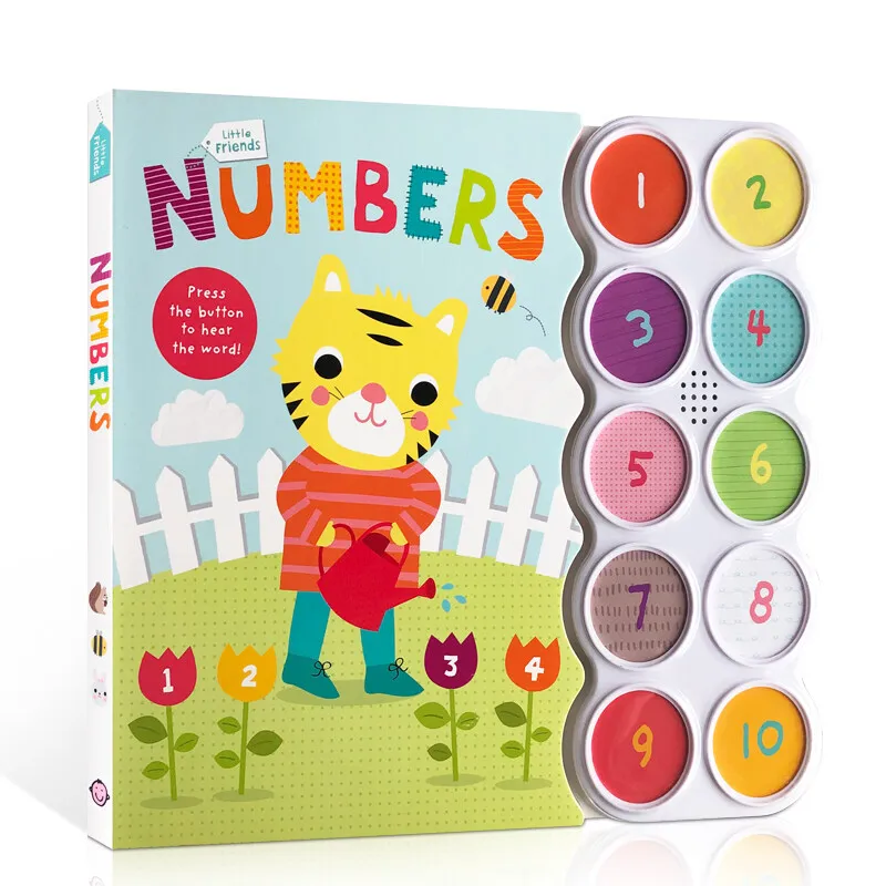 

Milu Original English Sound Book Little Friends Book:Numbers Board Toy Children's Picture 10