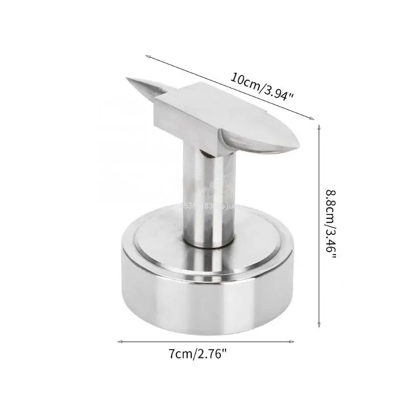 Double Steel Horn Anvil with Wide Base Metalsmith Blacksmith Jewelry Processing Forming Shaping Equipment Dropship