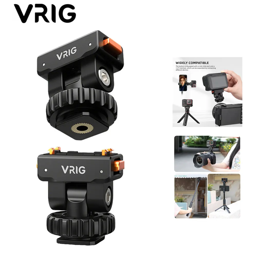 Action Camera Mount Adapter with Magnetic Quick Release