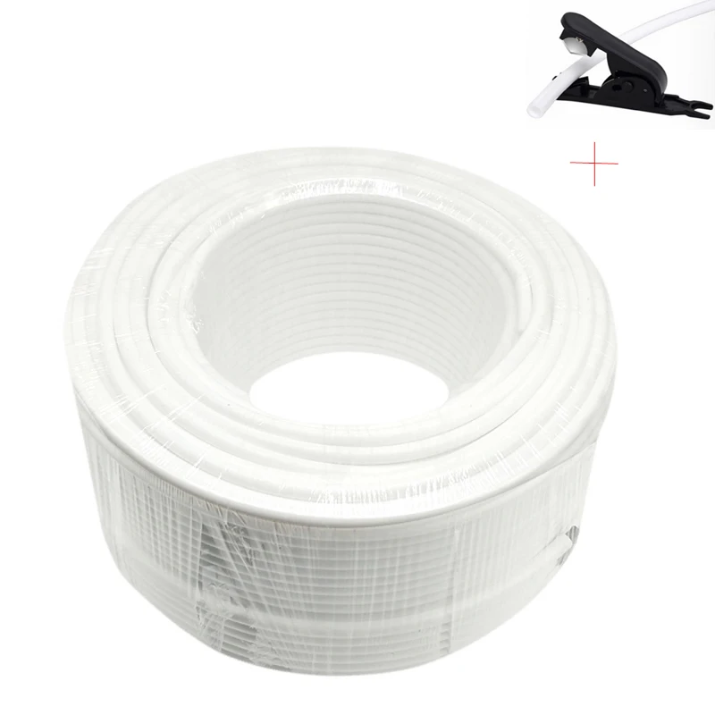 1/4'' 6.35mm Black White Beige PE Tube PVC Hose Food Grade Material For Misting Kits Irrigation System