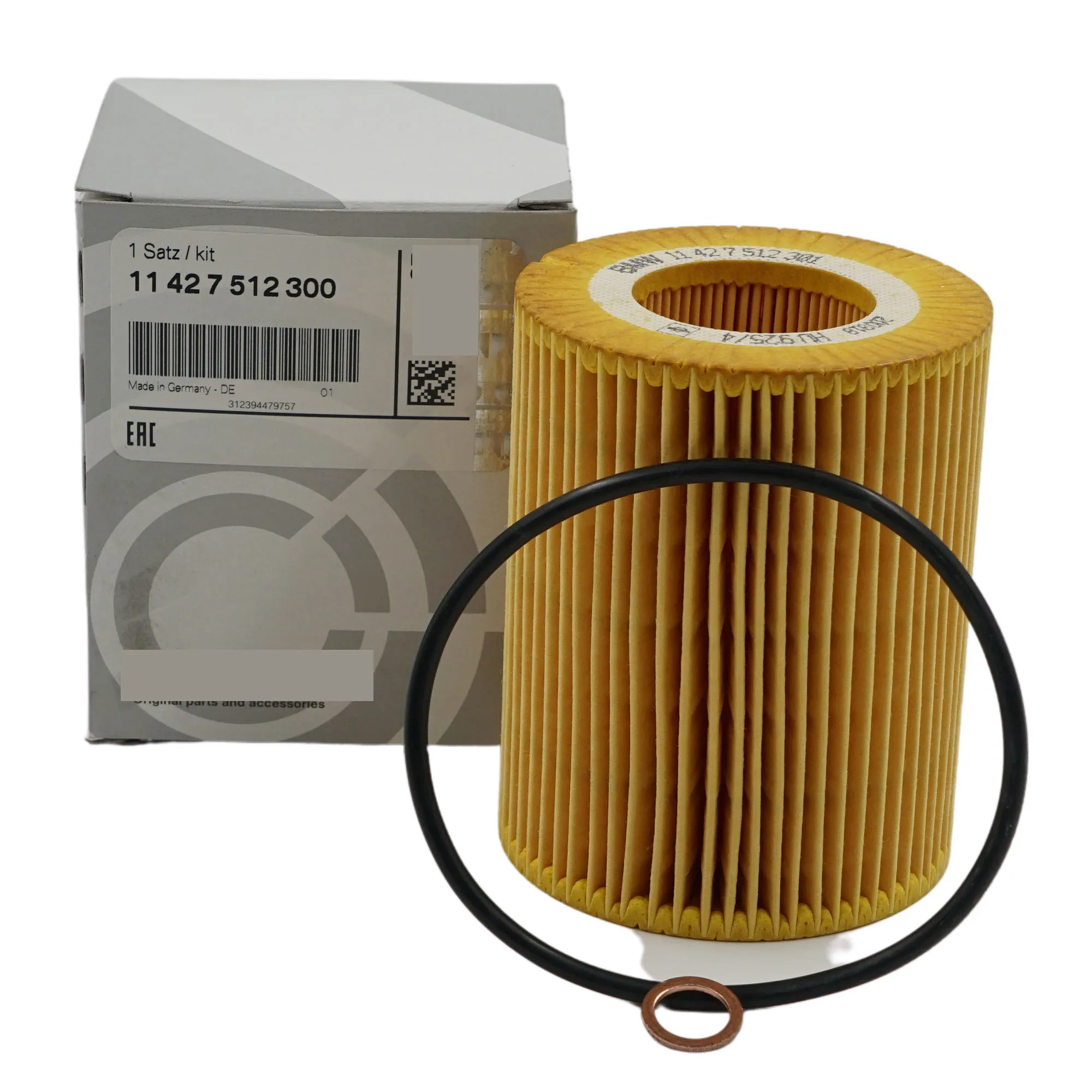 Oil Filter Kit and Housing Gasket E39 E46 E60 X3 X5 Z3 Z4 525i 530i 11421719855 11427512300 HU9254X OX1541D 11427509430