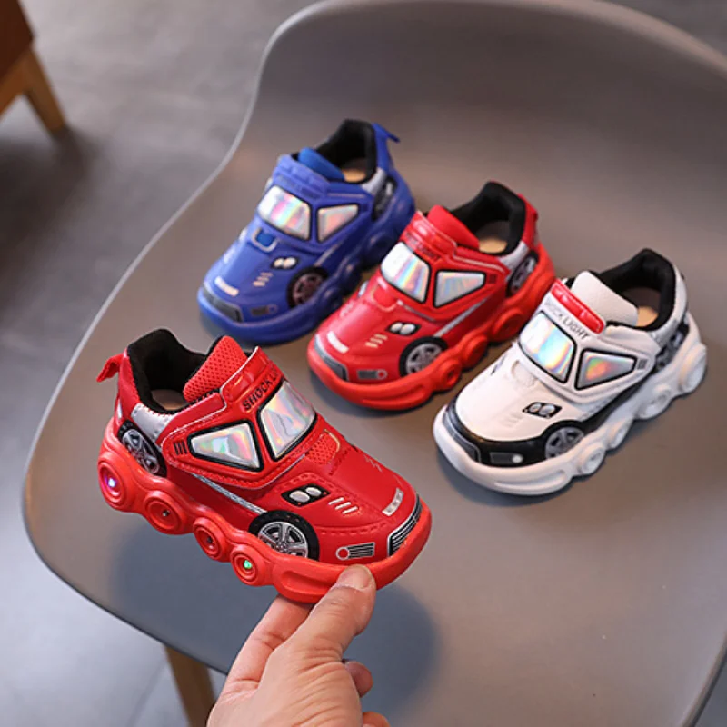 Sports Shoes Kids Sneakers Kids Shoes Kids Sports Shoes Kids Flats Children Non-slip Sneakers Boys Girls Soft Bottom Flats Toddler Breathable Walking
