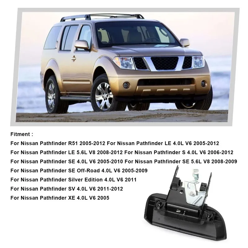 닛산 패스파인더 R51 2005 - 2013 82607-EA502 82606-EA502 자동차 교체 액세서리 용 자동차 후면 외부 외부 도어 핸들