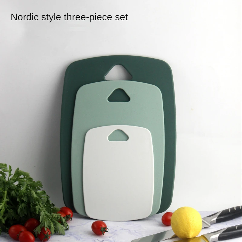 

Plastic Chopping Block for Meat Fruit and Vegetable, PP Supplementary Food Classification, Set of 3 Cutting Board