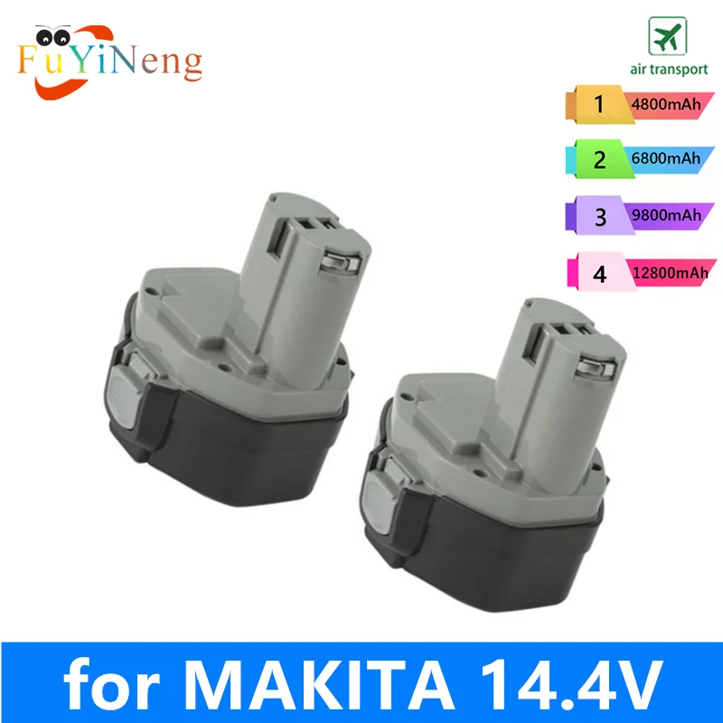 

100% Original 14.4V 12800mAh NI-CD Power Tool Battery for MAKITA 14.4V Battery for Makita PA14,1422,1420 192600-1 6281D 6280D