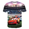 Cars Children's T-shirt Lightning McQueen 3d Printed Charming Short Sleeve Boys And Girls Top Street Shirt Fashion Clothing 2