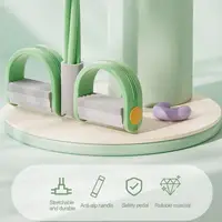 Yoga Pedal Puller Portable Resistance Band 4-Tube Pedal Ankle Puller Multi-color Abdominal Exerciser Elastic for Stretching - Image 3