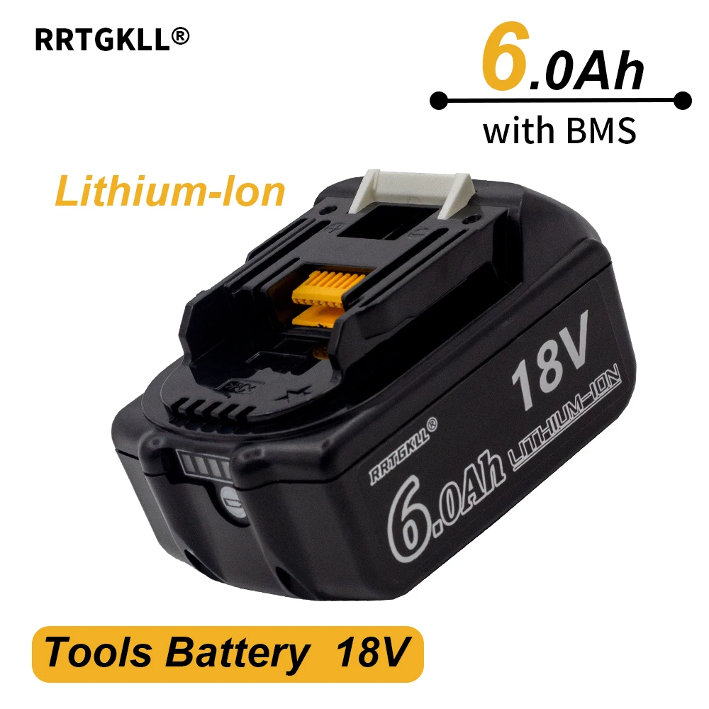 Newest Upgraded 18v 6000mah Rechargeable Battery For Makita 18v 6.0ah
