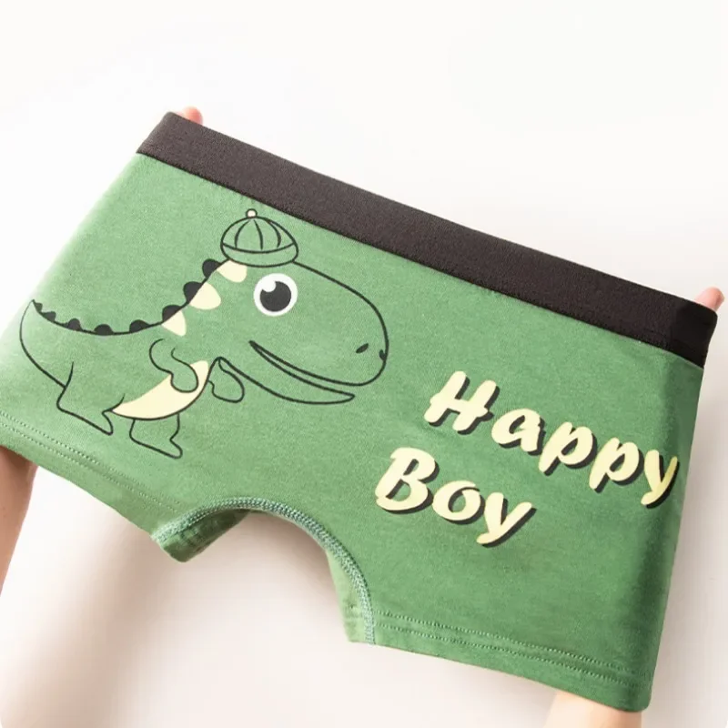 2 Pcs Children's Underwear Boy Boxers For Kids