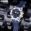 SMAEL 8008 Electronic Watch Outdoor Sports Alarm Clock Time Reporting Swimming Waterproof Electronic Watch 2