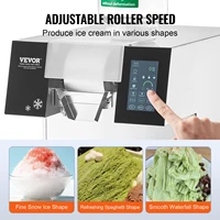 Succebuy Machine à glace commerciale flocon de neige électrique fabricant de cônes de neige système de refroidissement par air pour une Dissipation thermique rapide pour boulangerie café 3