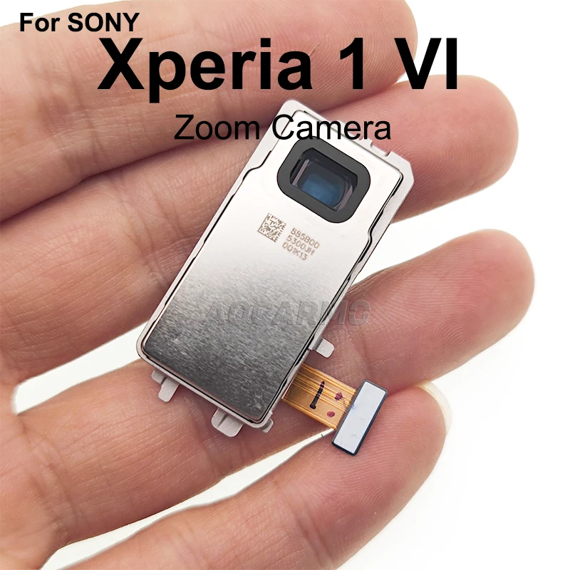 Aocarmo per Sony Xperia 1 VI X1vi XQ-EC72 EC54 Cavo flessibile per modulo fotocamera principale posteriore con zoom teleobiettivo ultra grandangolare frontale - immagine 3