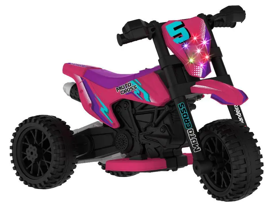 Moto Elétrica Infantil 6V Moto Cross