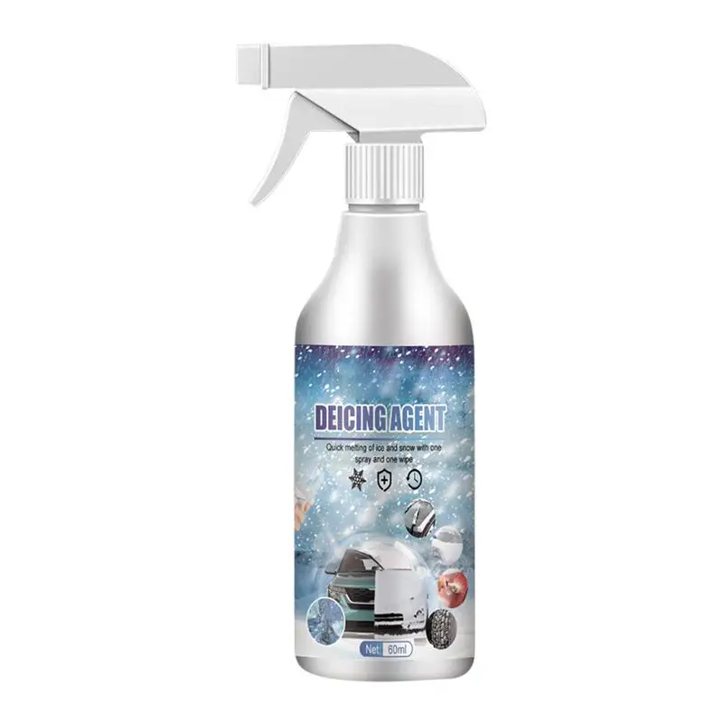 

Deicer Spray for Car Windshield Instantly Melts Ice Winter Frost Deicer Spray Snow Melting Defrost Liquid for Windows Key Locks