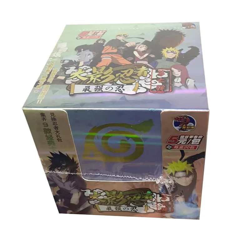 

Original Naruto Cards Uzumaki Sasuke Ninja Game Collection Rare Cards Box Flash Cards Toys For Children Christmas Gift