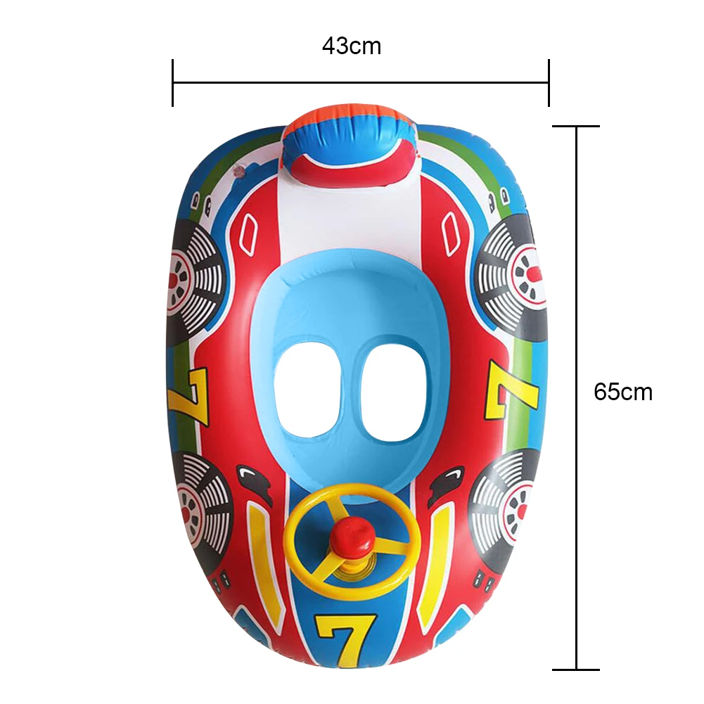 Inflatable Float Seat Baby Swimming Circle Toddler Swimming Ring Kid Child Swim Ring Accessories Water Fun Pool Beach Toys 5