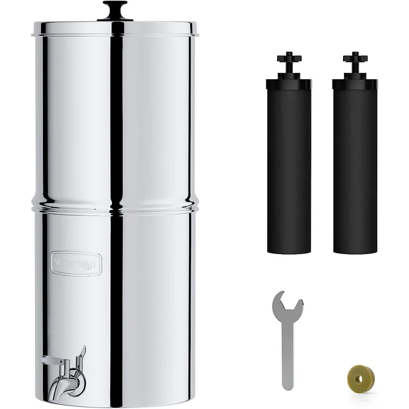 

Waterdrop Gravity-fed Water Filter System, Reduces Lead and up to 99% of Chlorine, NSF/ANSI 42&372 Standard