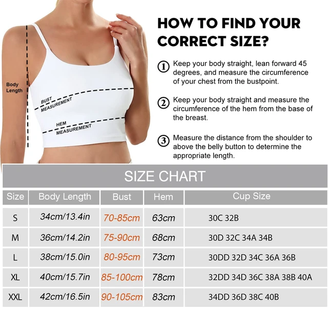 DISOLVE Sports Bra for Women Longline Padded Bra Gym Yoga Crop Tank Tops  Fitness Workout Running Top