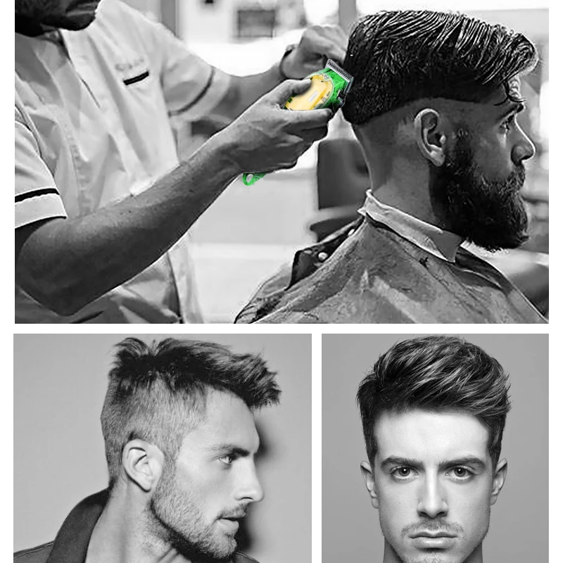 Professional hair clipper home charging razor electric push full transparent razor salon razor electric fader 4