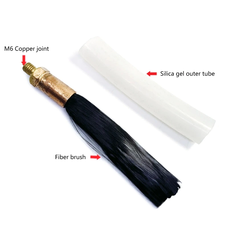 3PCS Copper Head Weld Brushes For Weld Seam Bead Joint Cleaning Polishing Machine Welding Seam Cleaner M6/M8/M10