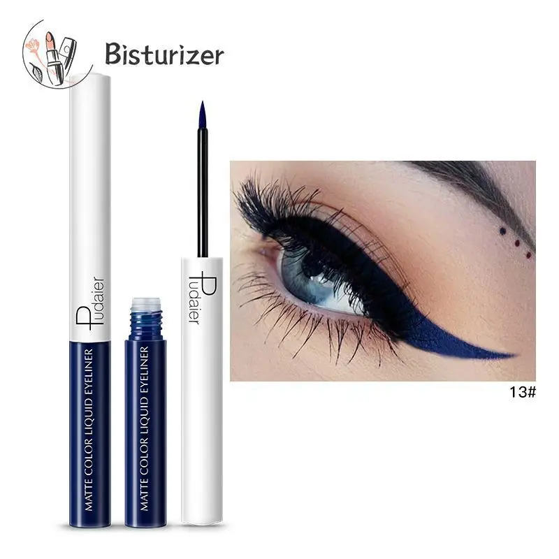 

Color Long Lasting Liquid Eyeliner Makeup Waterproof Fast Liquid Eyeliner Matte Multicolor Eye Liner