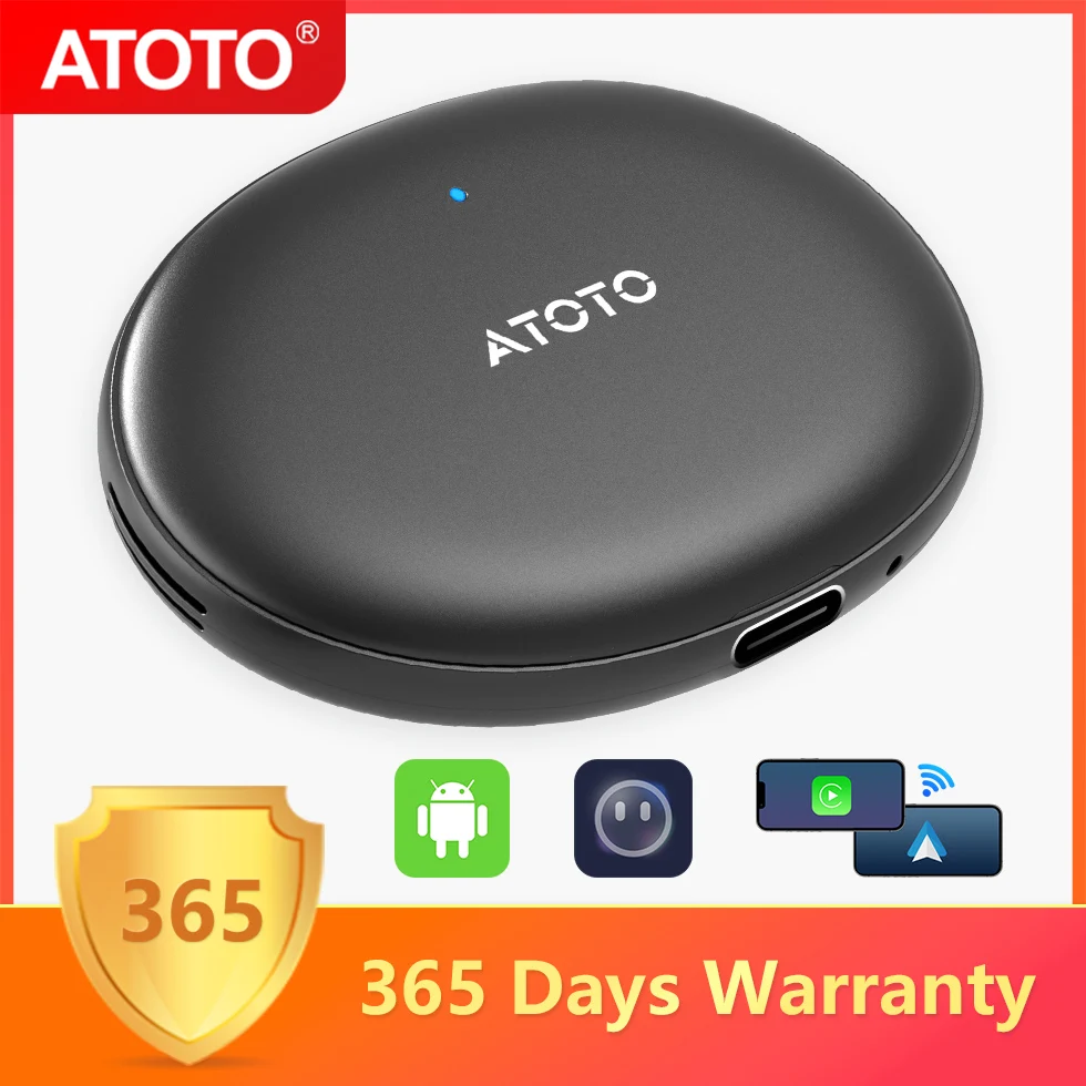 ATOTO　AD5 CarPlay ワイヤレス ai ボックス Amazon.co.jp: AD5 CarPlay ワイヤレス AI ボックス 車、2025年