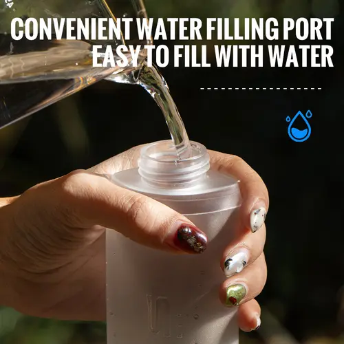 WRELS 250ml 500ml Soft Flask Folding Collapsible Water Bottle TPU BPA Free Outdoor Sport Portable   Water Bag Running Camping - Image 4