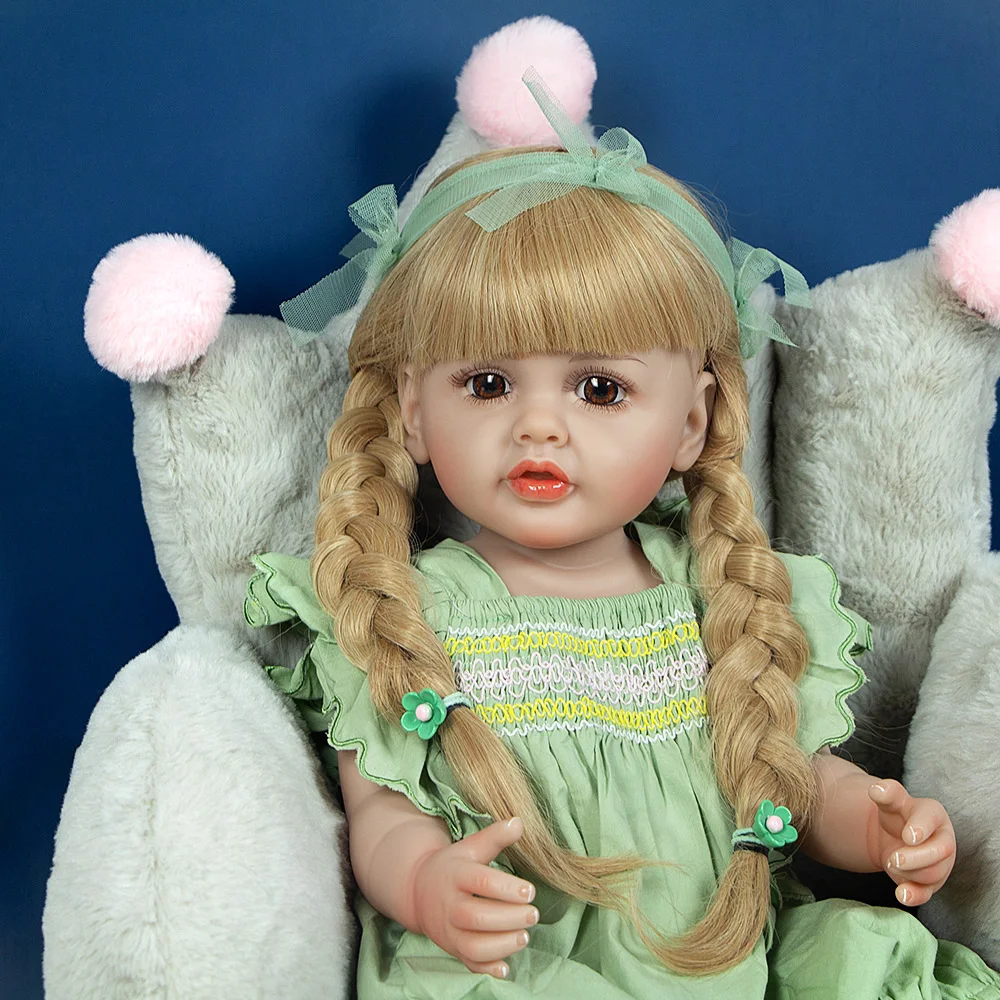 KEIUMI 22 Inch Full Silicone Reborn Doll Well Packaged Excellent Quality Alive Reborn Baby Doll For Children's Gift