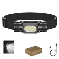 High-Lumen Mini LED Headlamp with Type-C Charging and Memory Function (NO Battery)