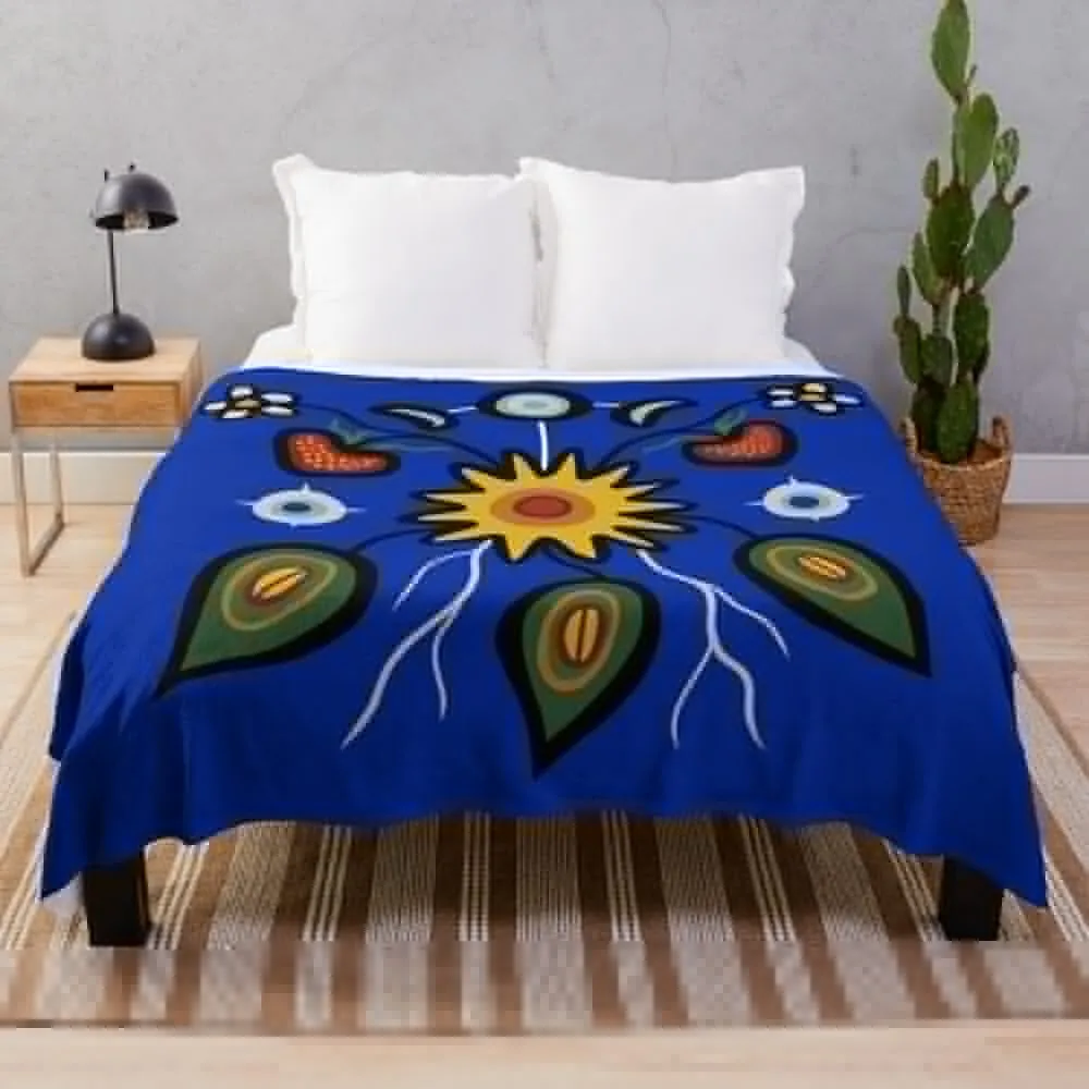 

Dbik giizis floral Throw Blanket Soft Softest Loose Soft Plush Plaid Blankets