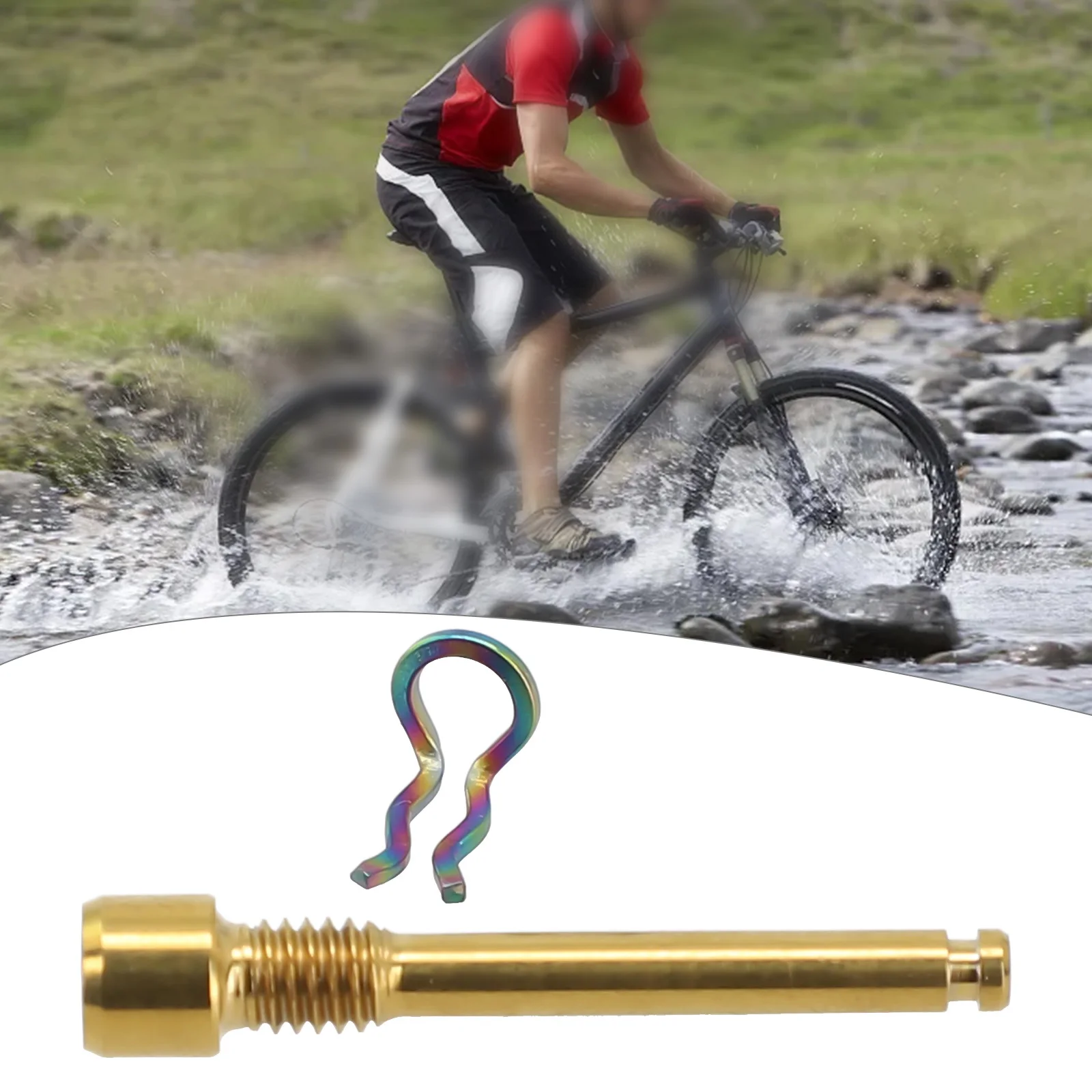 Fahrrad-Hydraulische Scheibenbremsbelag Bolzen Titanlegierung Pin Einsatz Bremssattel Schraube Retainer Pin Für Shimano XTR Ultegra M985/R8070 – Detail 18