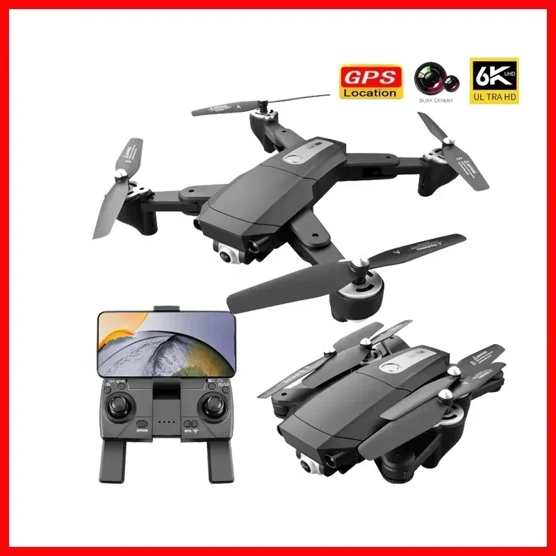 

New S604 Pro Drone GPS Folding Long Endurance Optical Flow 4K HD Dual Camera Aerial Four Axis Aircraft One Click Return Drone