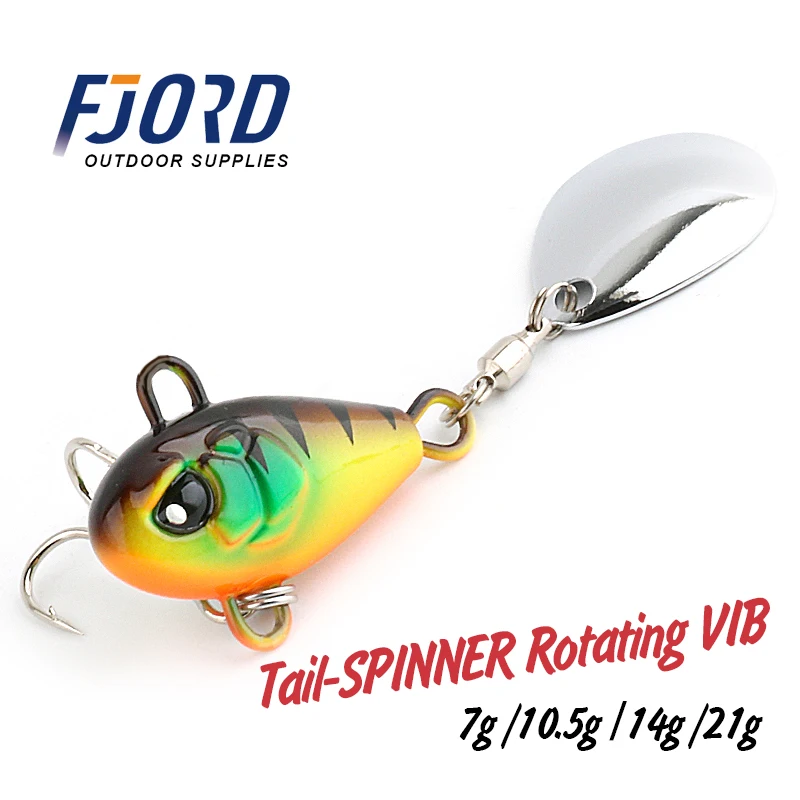 FJORD Tail Spinner Baits 7g 10.5g 14g 21g Fishing Lure Vib Metal Casting  Shore Jig Spoon Fishing Artificial Bait Accessories - AliExpress