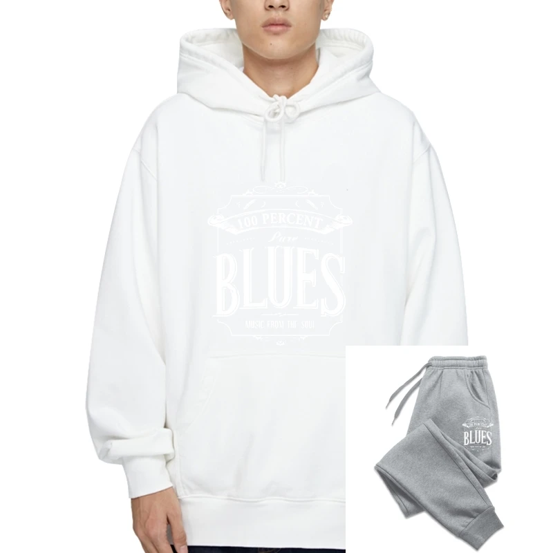 

100 Percent Pure Blues Music SweaSweatOuterwear Hoodie For Men Dropshipping Summer Warm Cotton Plus Drawstring Custom Team Hoody