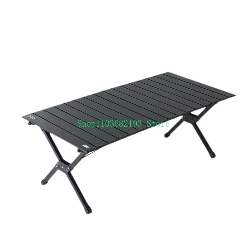 

Explorer Outdoor Folding Egg Roll Table Picnic Table and Chair Portable Camping Small Table Camping Kit Equipment