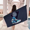 Fashion Basketball Shoes Sneakers Logo Microfiber Beach Towel Absorbent Quick dry Yoga Swimming Resort Mountain Climbing Towel 1